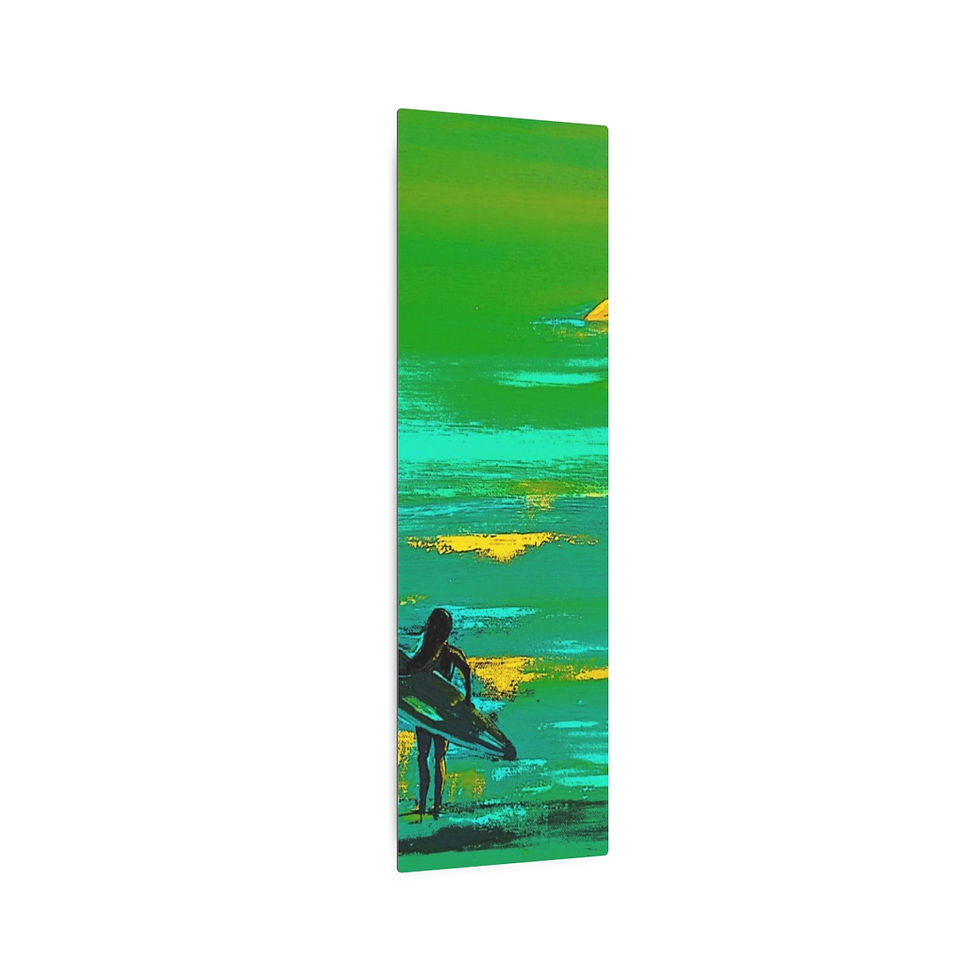Thumbnail: Surfer Girl Metal Fine Art Print