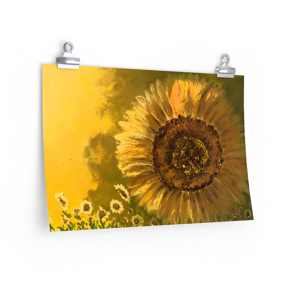 Thumbnail: "Original Sunflower" Premium Matte Poster