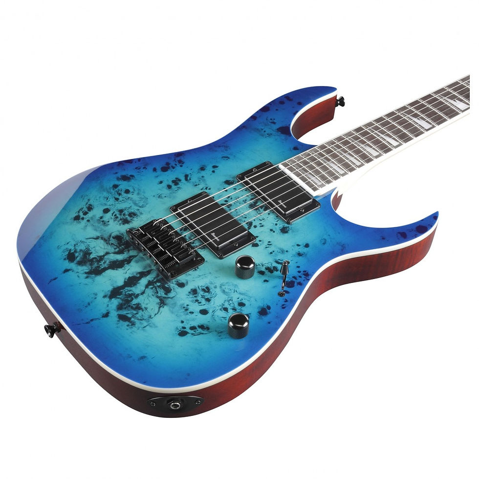 Thumbnail: Ibanez GRGR221PA GIO, Aqua Burst