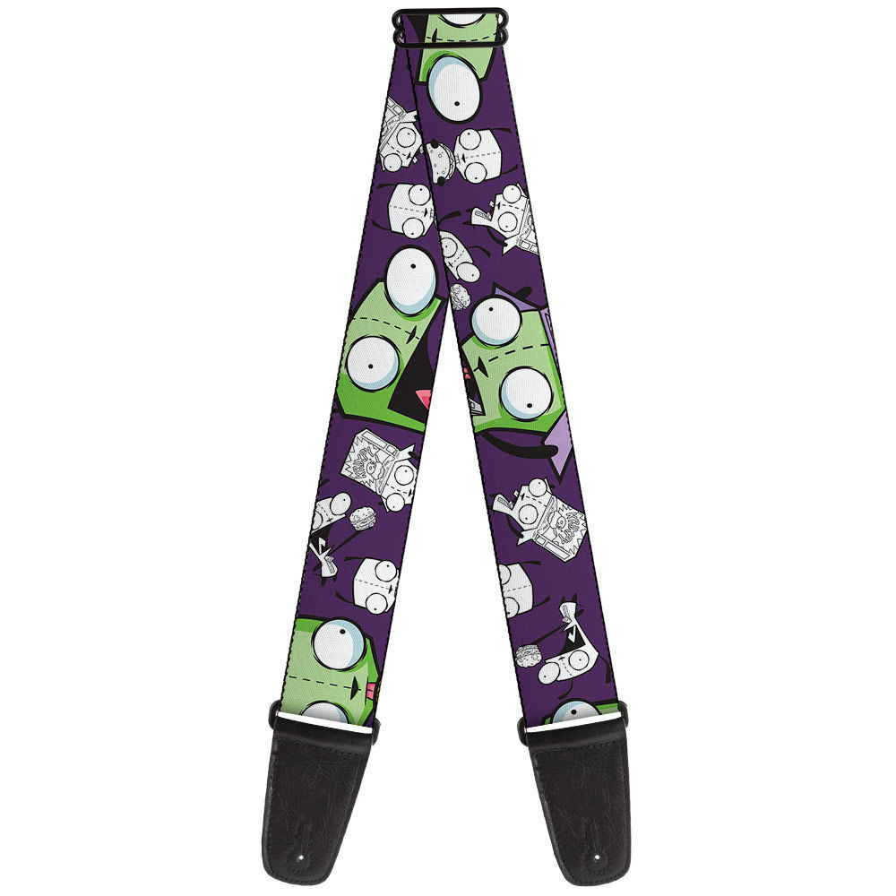 Buckle Down Guitar Strap, Invader Zim