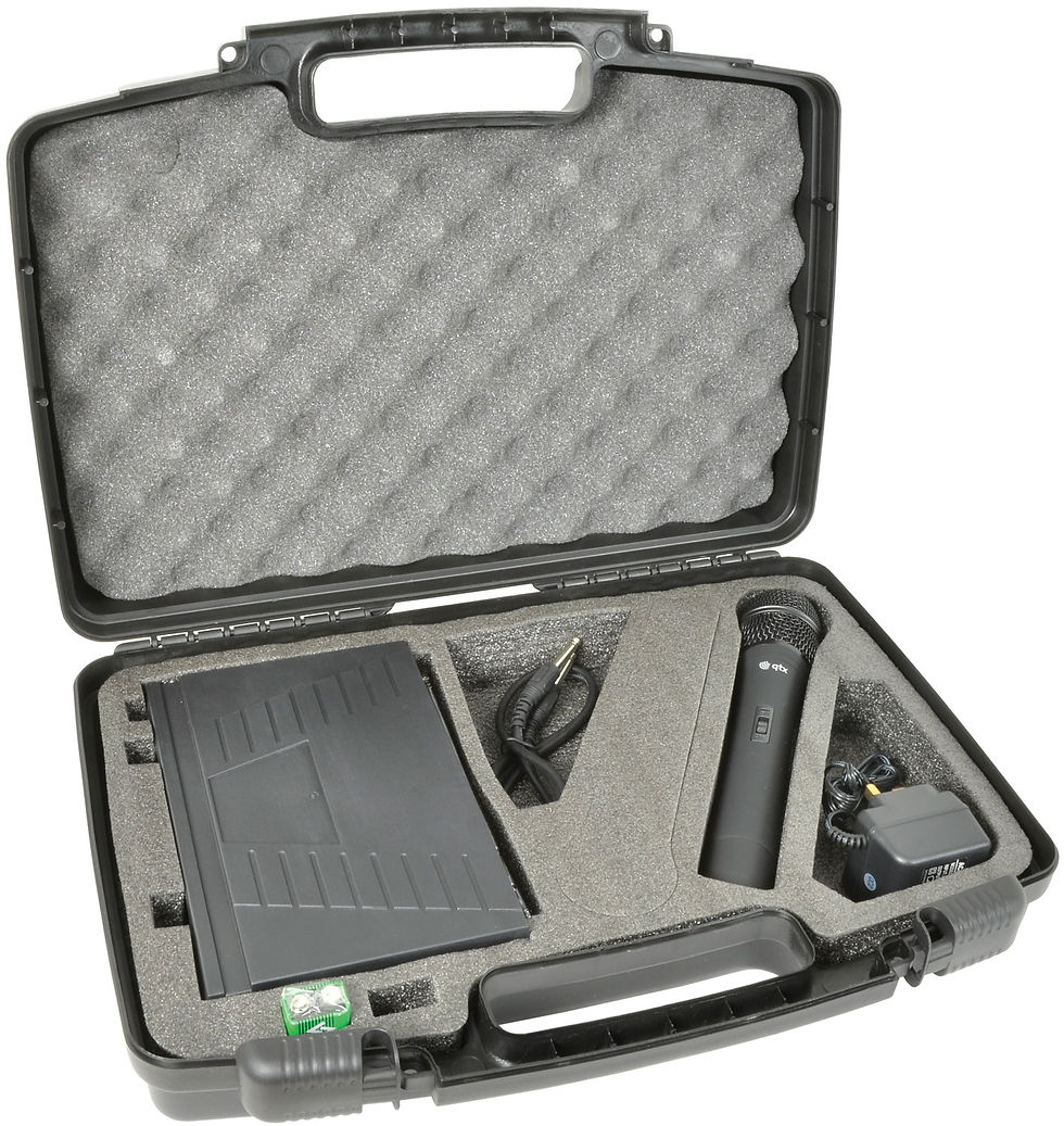 Thumbnail: QTX VHF Single Handheld Wireless Mic System