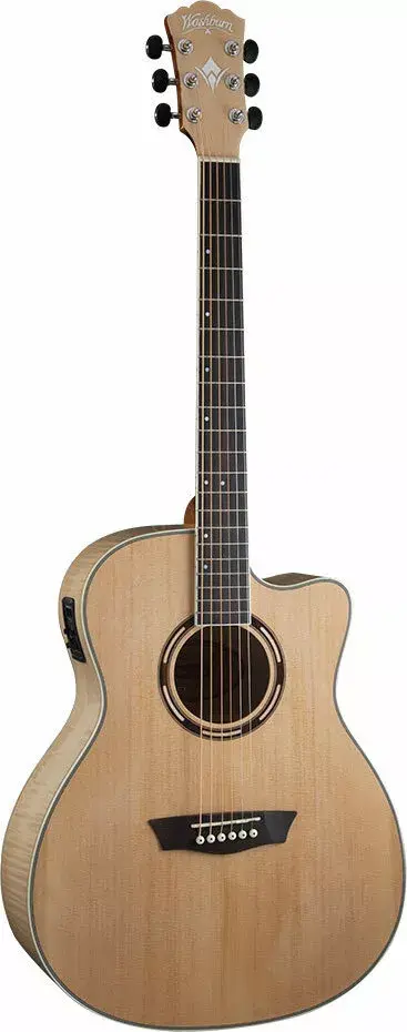 Washburn AG40CE Apprentice Series, Grand Auditorium Electro-Acoustic