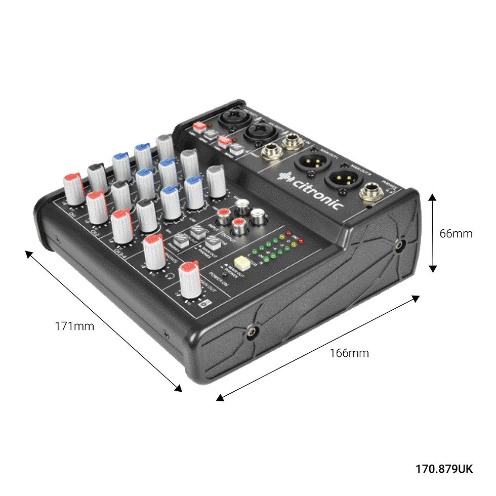 Thumbnail: Citronic U-PAD Compact Mixer, USB
