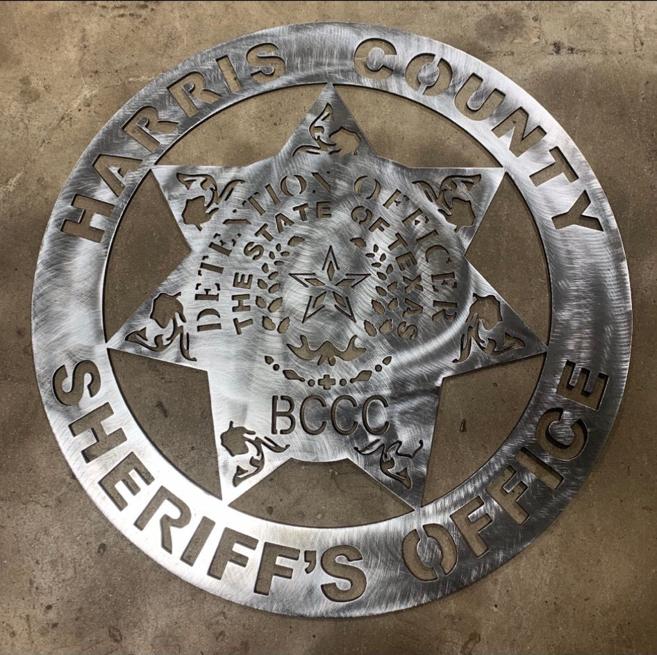 Thumbnail: HCSO custom metal badge and patch designs