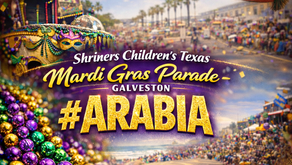 What a GREAT Day for a Parade! Arabia joins Texas Shriners as they Unite in Galveston for a Mission that Matters