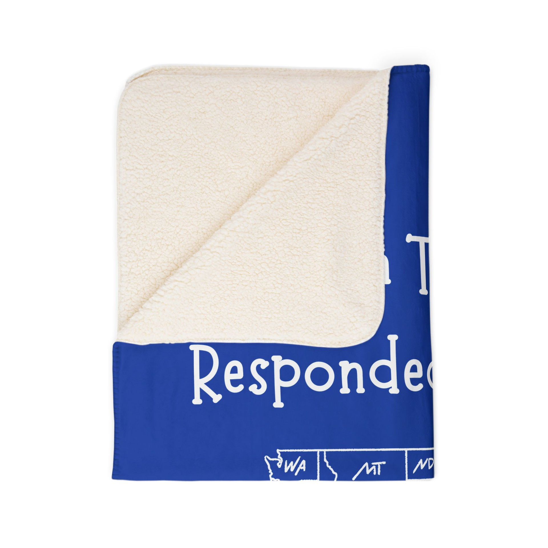 Estuve allí, respondí a esa manta púrpura Equipo de confort para respuesta ante desastres