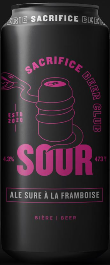Sacrifice beer club - Ale sure à la framboise