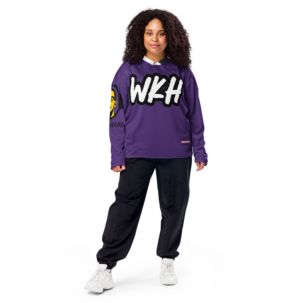 Recycled hockey fan jersey