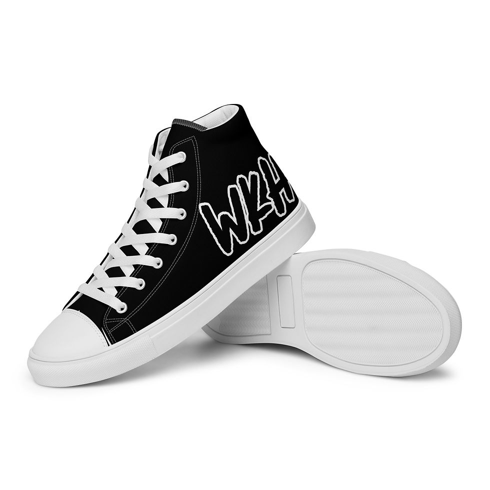 Men’s high top canvas shoes