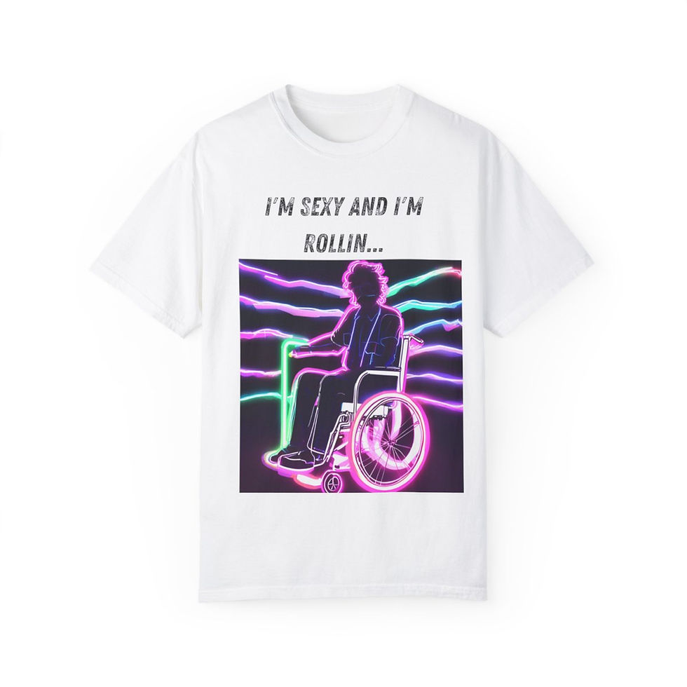 I'm Sexy T-shirt Black Letters