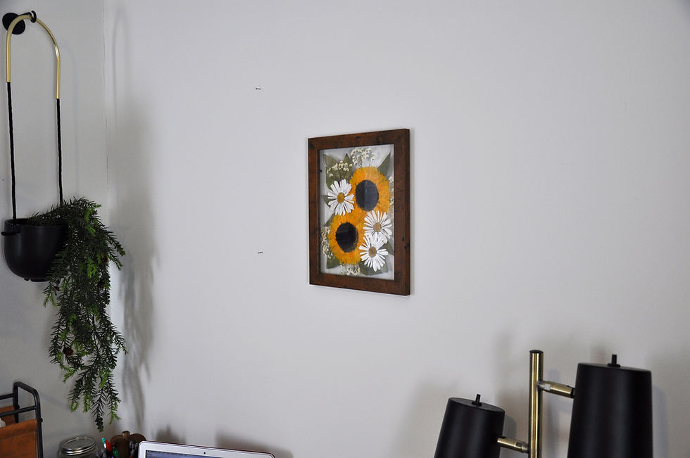 Thumbnail: Sunflower and Daisy Bridal Frame