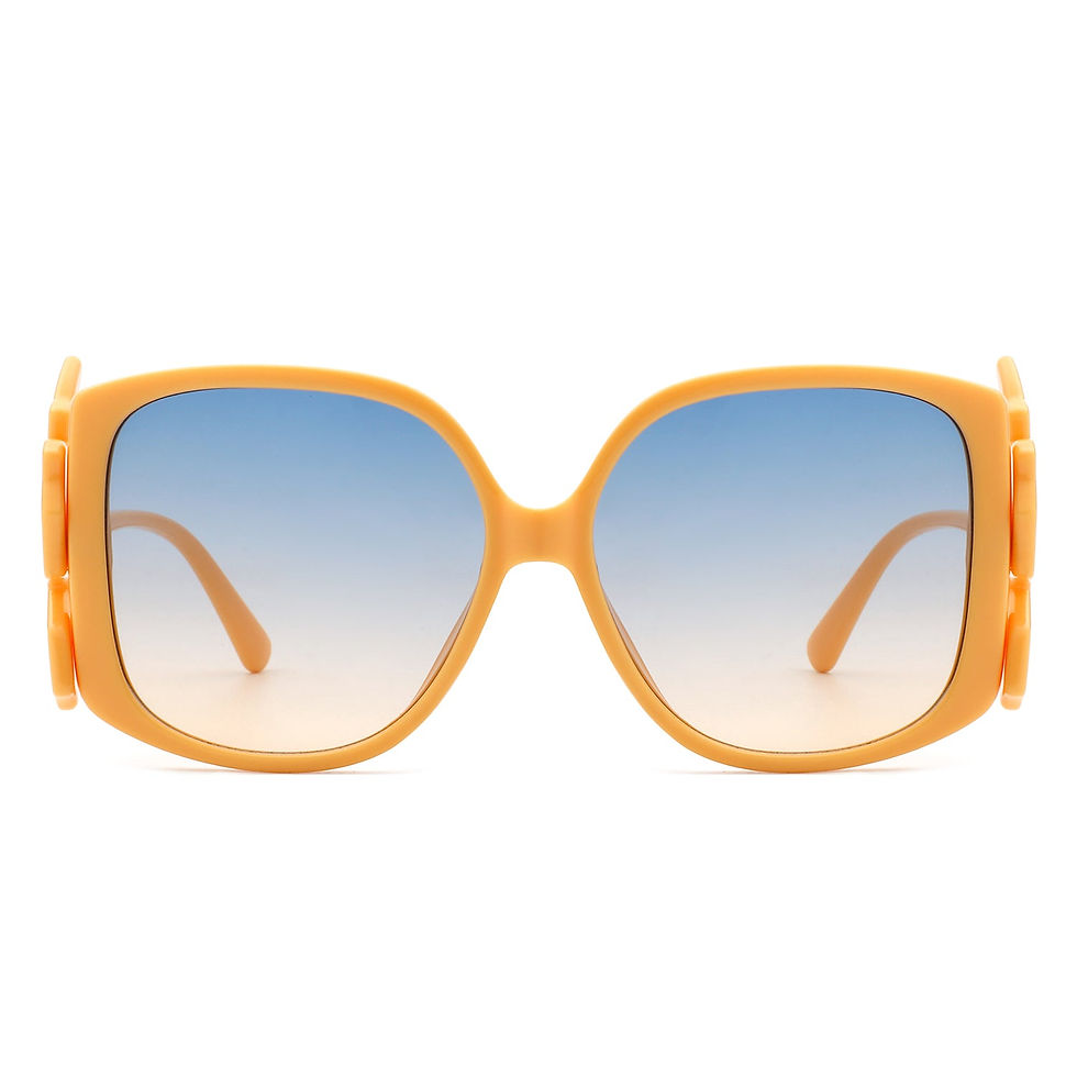 Thumbnail: Vortexia - Oversize Irregular Frame Large Fashion Square Sunglasses