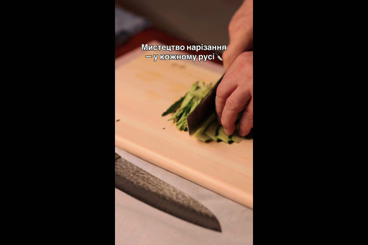 Миниатюра: Sakai Takayuki Nakiri 160 мм — японский нож из дамасской стали VG10 (33 слоя), кованый молотом