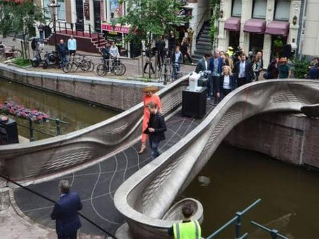 World’s first 3D Printed Steel Bridge in Amsterdam