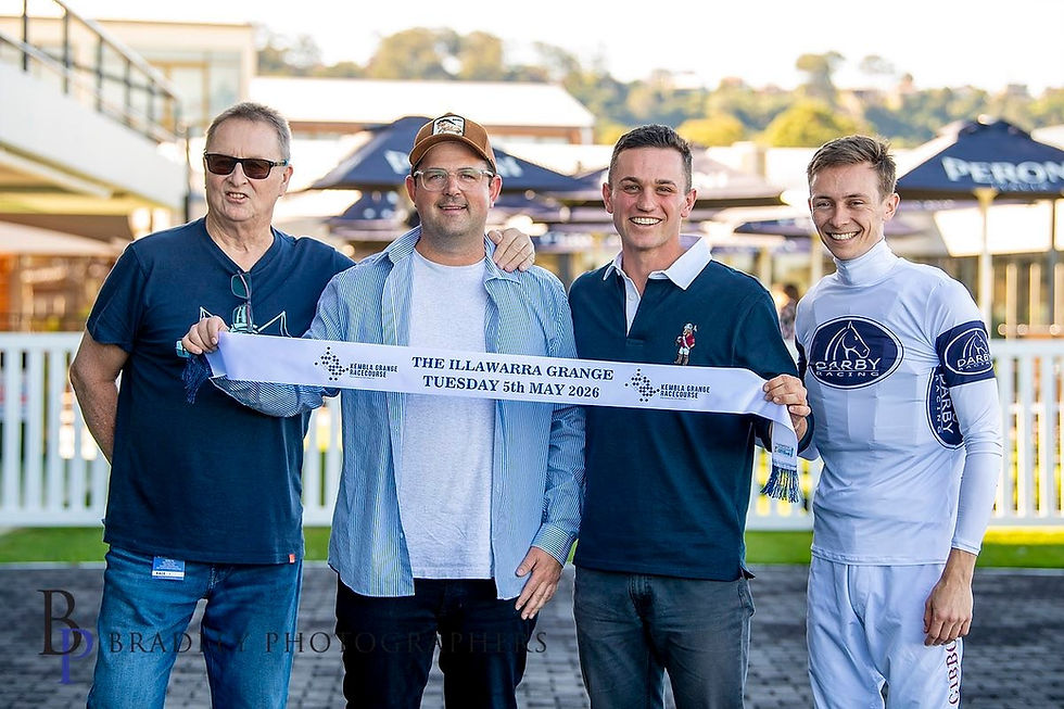 TEAM BEER GOES INTO HISTORY BOOKS WITH FIRST ILLAWARRA GRANGE WINNER