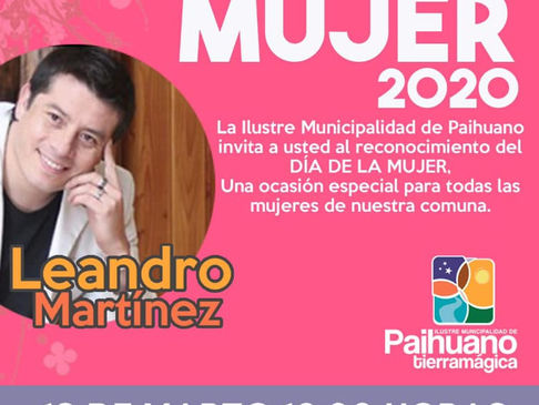 DÃa de la Mujer 2020 en Paihuano