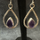 Thumbnail: Amethyst teardrop earrings 