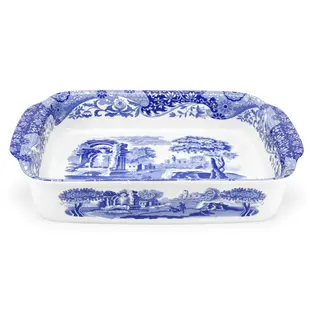 Blue Italian Large Rectangular Dish $215.00