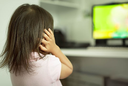 Child with Hearing problem.