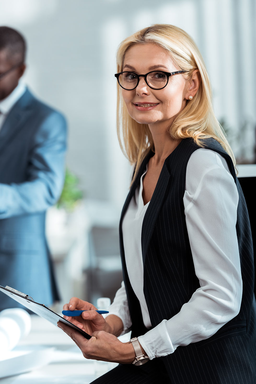 happy female professional