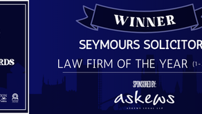 Celebrating a Double Win at The Annual Warwickshire Law Society Awards.