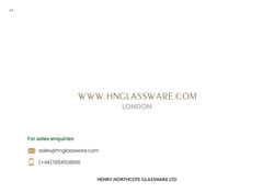 HN Glassware Brochure -  202444