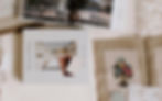 Collage of books, home decor books, prints, and other curated inspiration