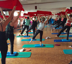 Übungen mit Pilates-Band