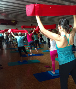 Übungen mit Pilates-Band