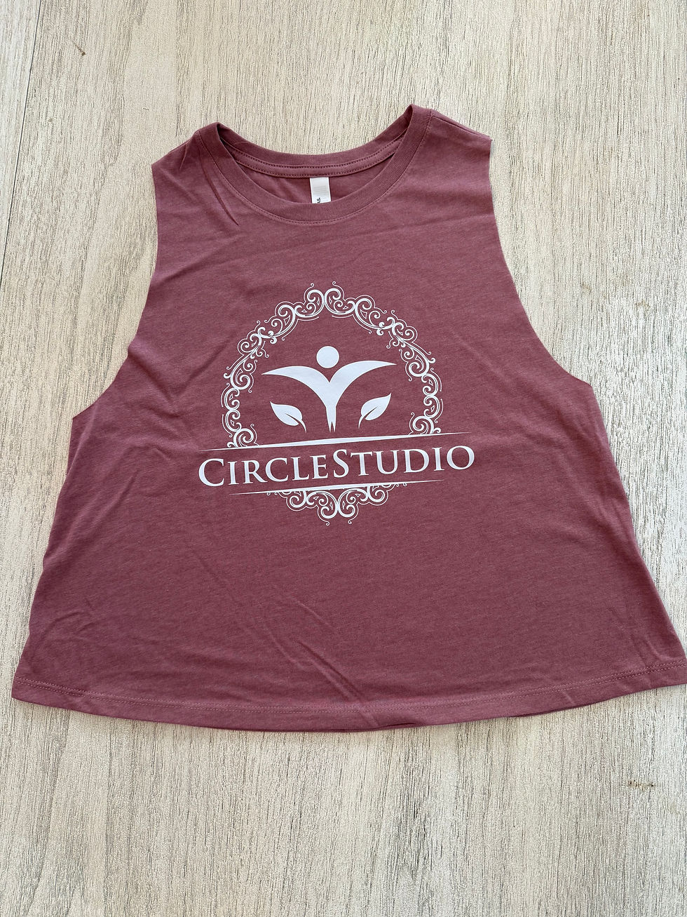 Crop Racer Back Tank Top