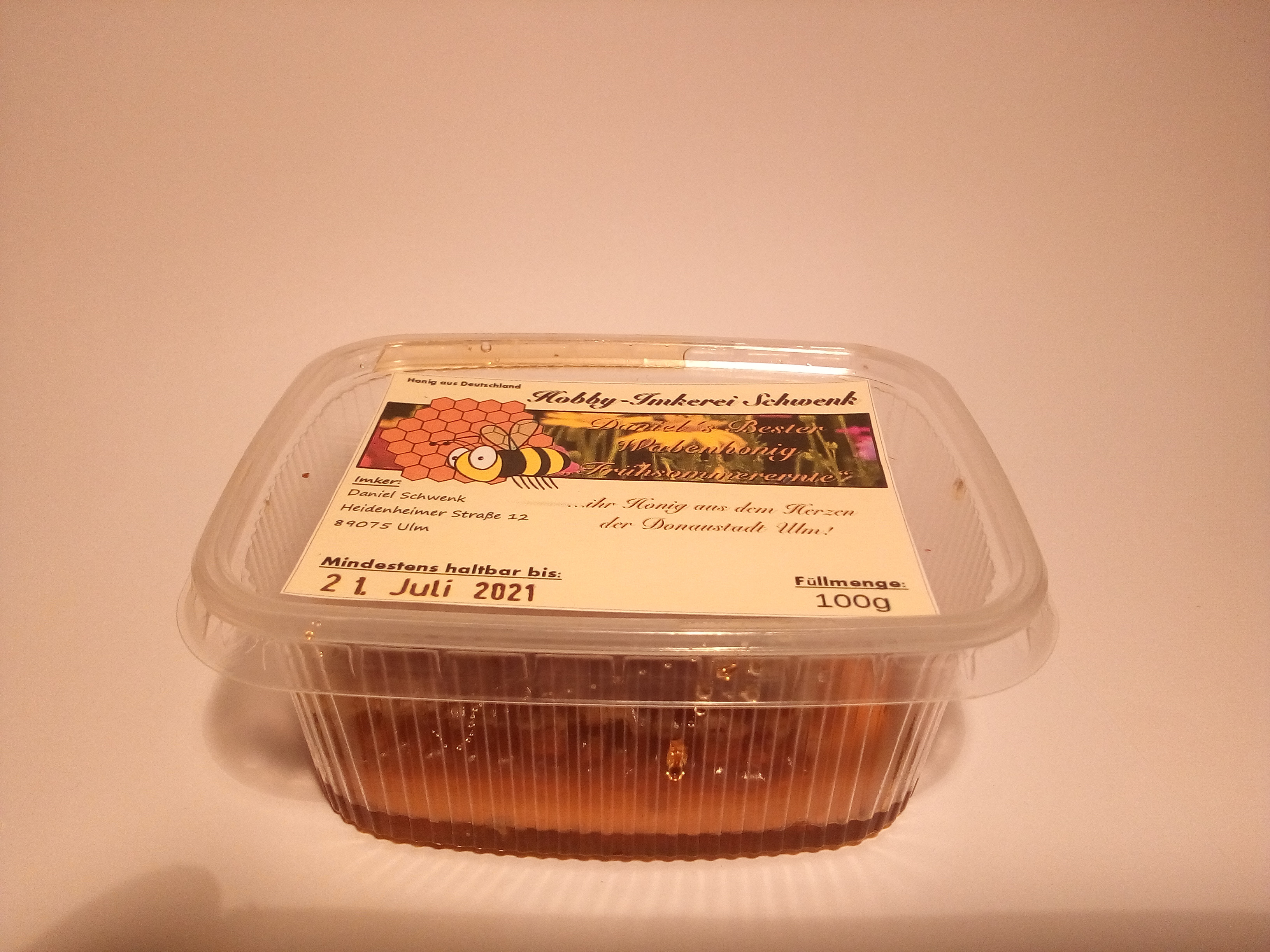 Wabenhonig 100-130g