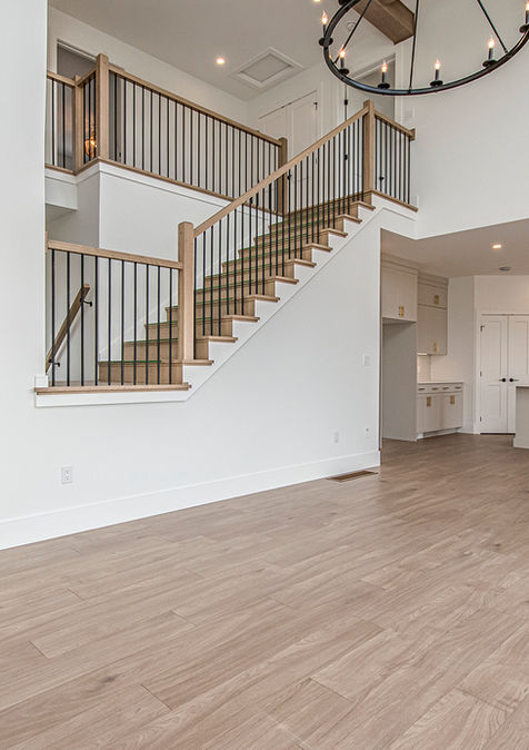 Interior room in the Deerfoot Two Story built by JonesCo Builders