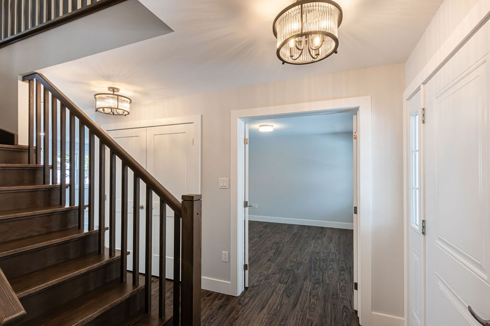 Entryway interior in the Ostrea Two Story built by JonesCo Builders