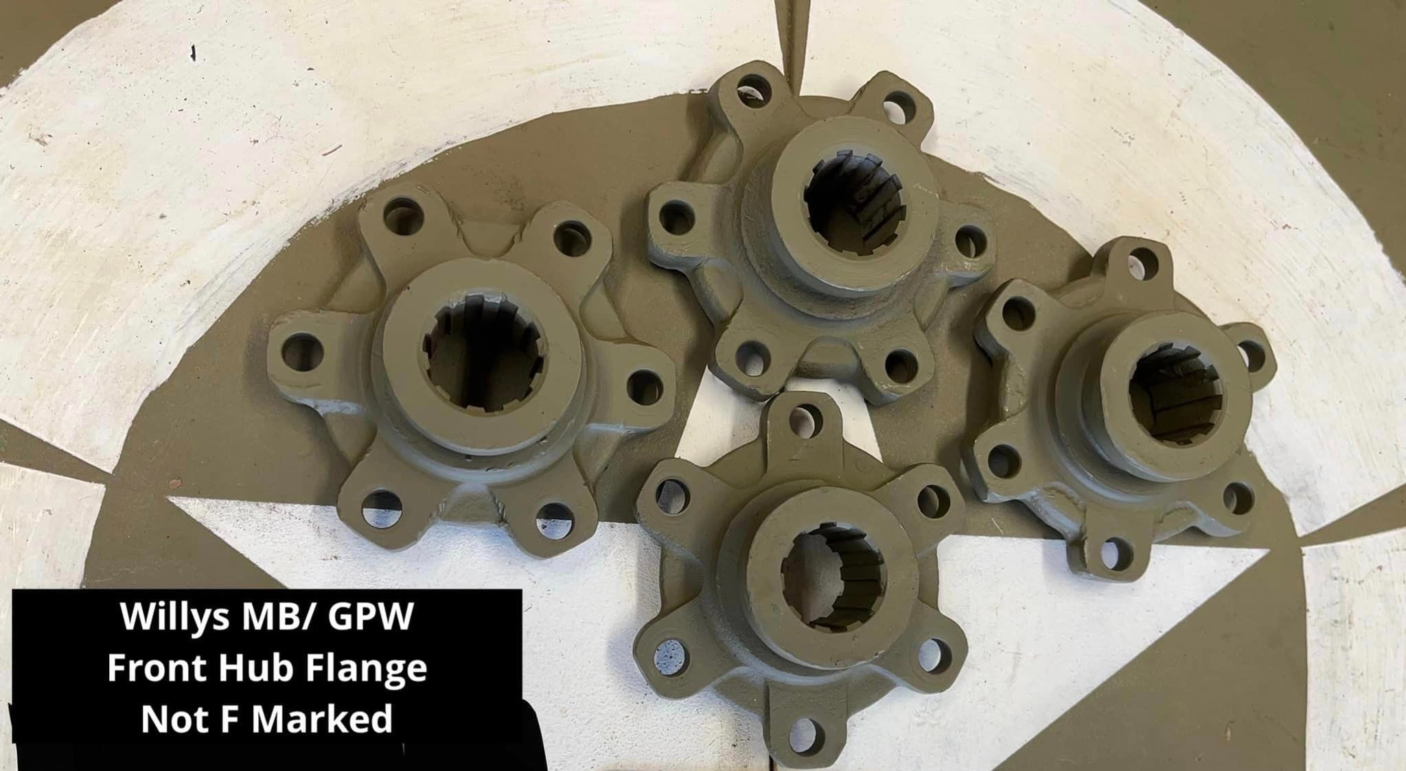 Willys MB/GPW Front Hub Flange