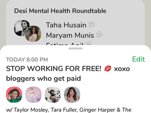 Clubhouse Room Notes: BLOGGERS, STOP WORKING FOR FREE