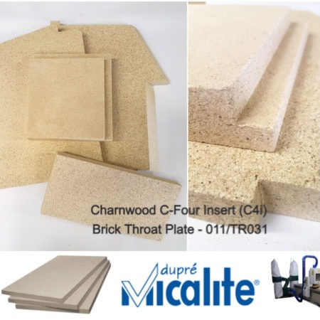 Charnwood C-Four Insert (C4i) Brick Throat Plate - 011/TR031