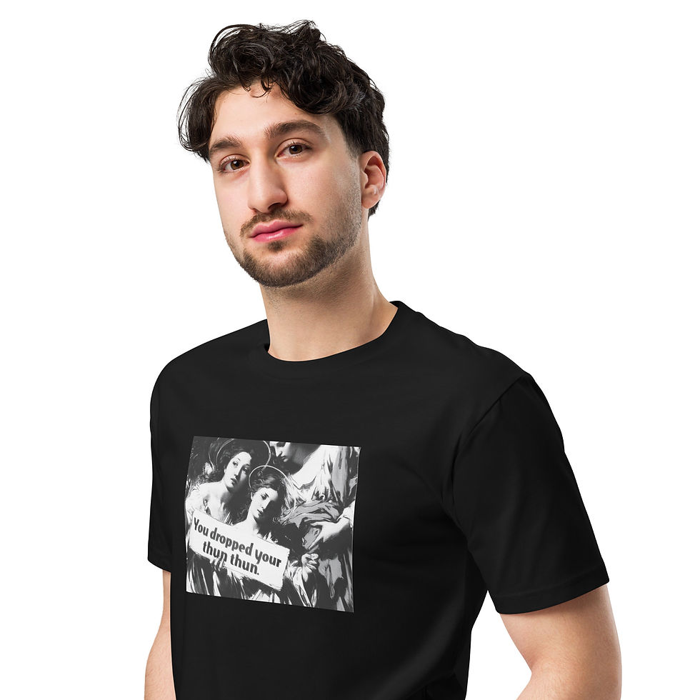 Thumbnail: don't drop that thun thun, angelic graphic design, angel graphic design, thun thun
