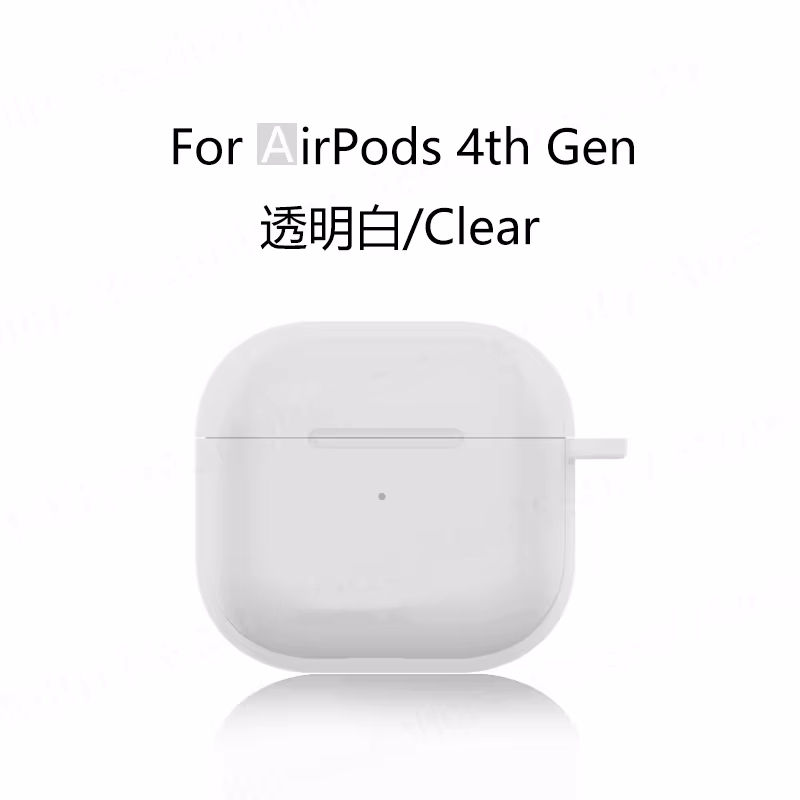 Miniatura: For AirPods 4th Accessories Case 2026 Soft Silicone Shockproof Protective Case F