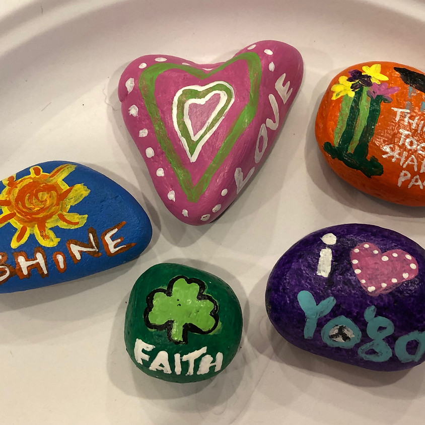 Summer Mini: Yoga + Creative Rock Painting (10-14)