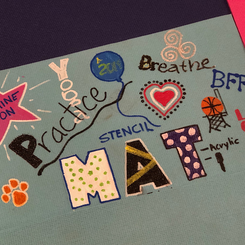 Summer Mini: Yoga + Custom Mat Stenciling #2 (10-14)