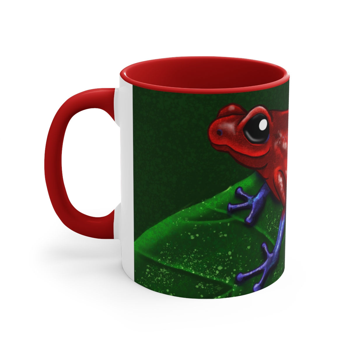 Oophaga pumilio strawberry dart frog Accent Mug