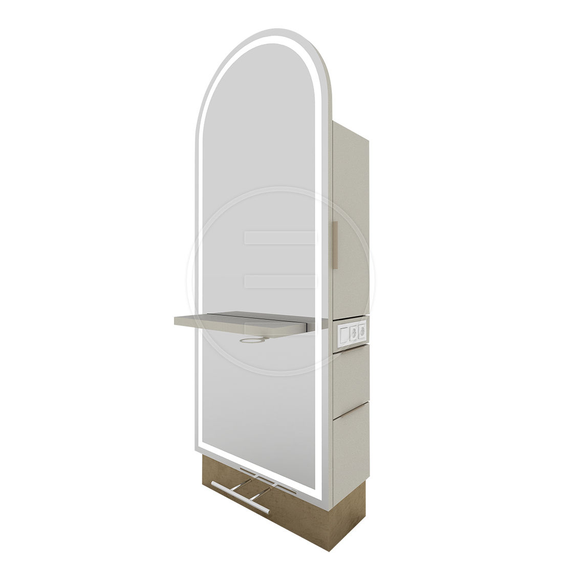 Rosh Mirror with Storage