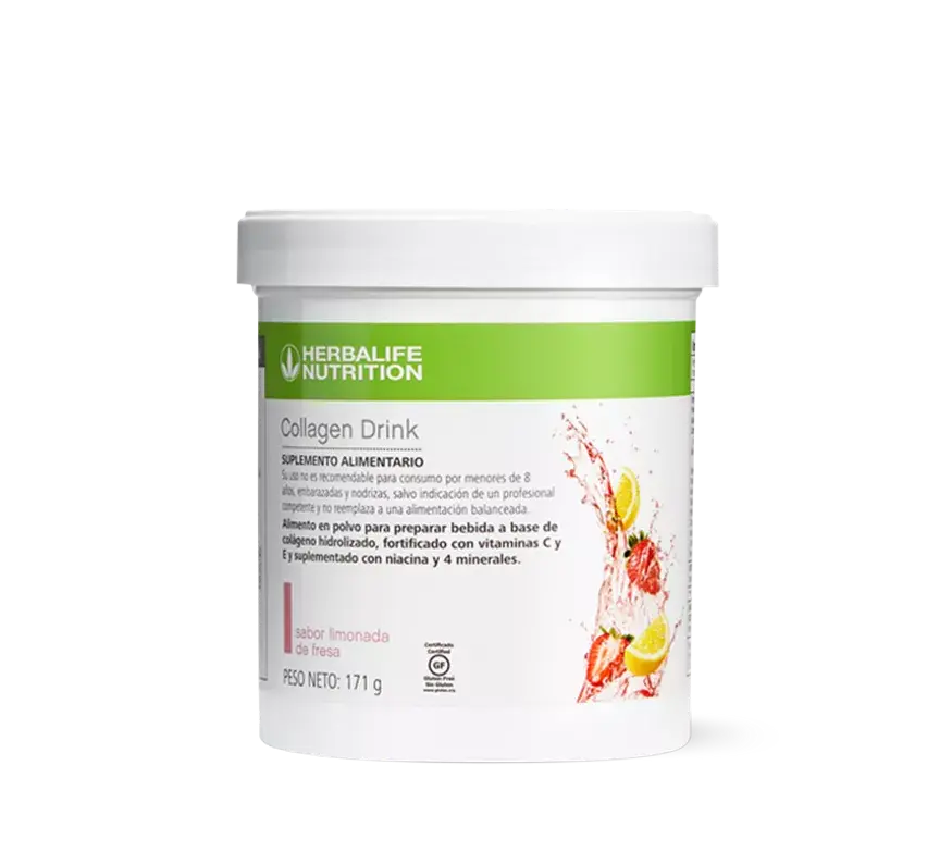 Collagen Beauty Drink de Herbalife, bebida en polvo con colágeno para complementar el cuidado de la piel y disfrutar de una d