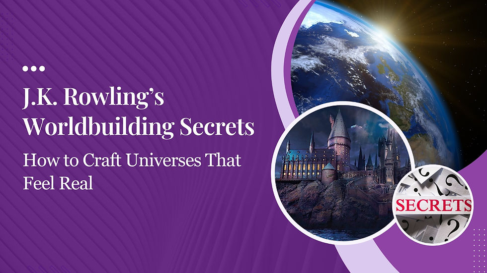 Want to Build a World Like Harry Potter's? What J.K. Rowling Teaches Us About Worldbuilding