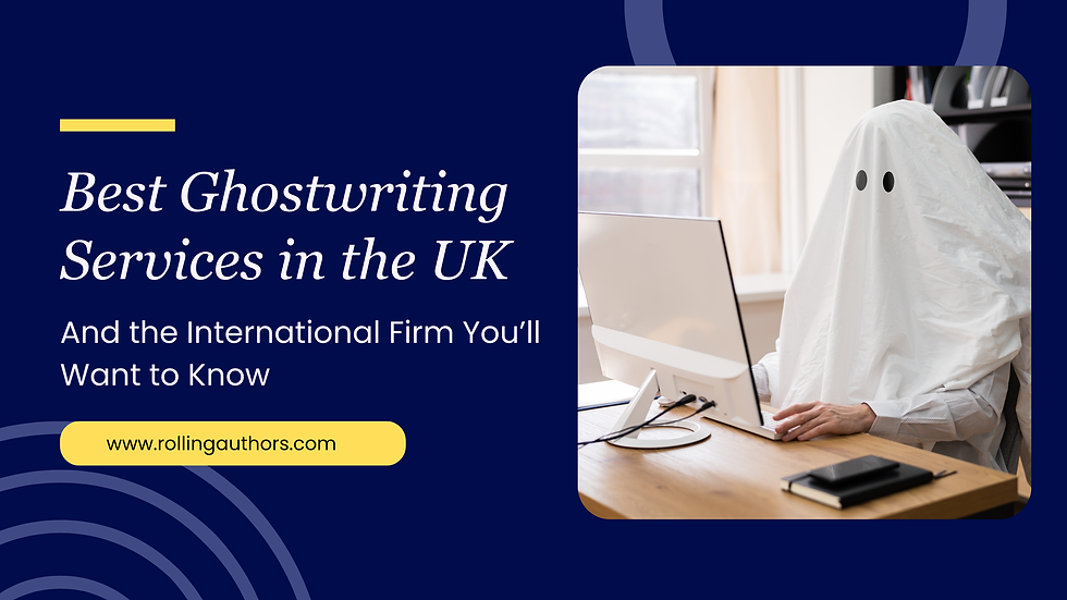 Top 10 Ghostwriting Companies UK