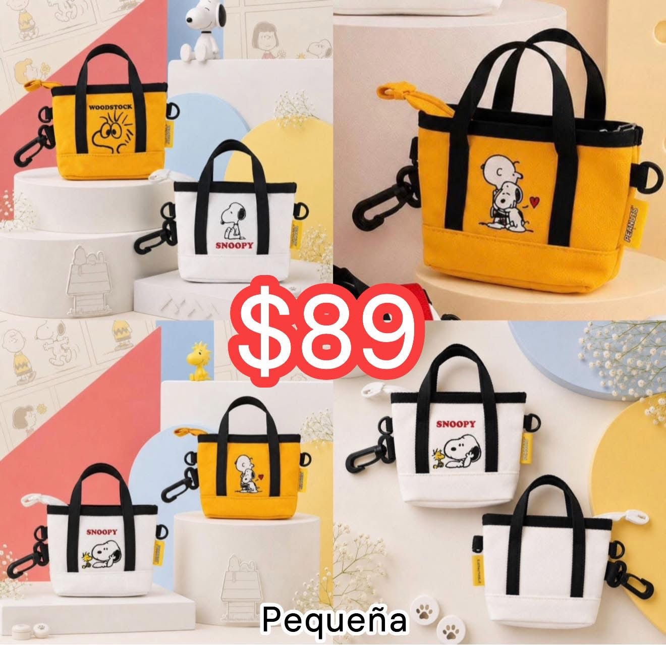 Bolsita llavero snoopy 