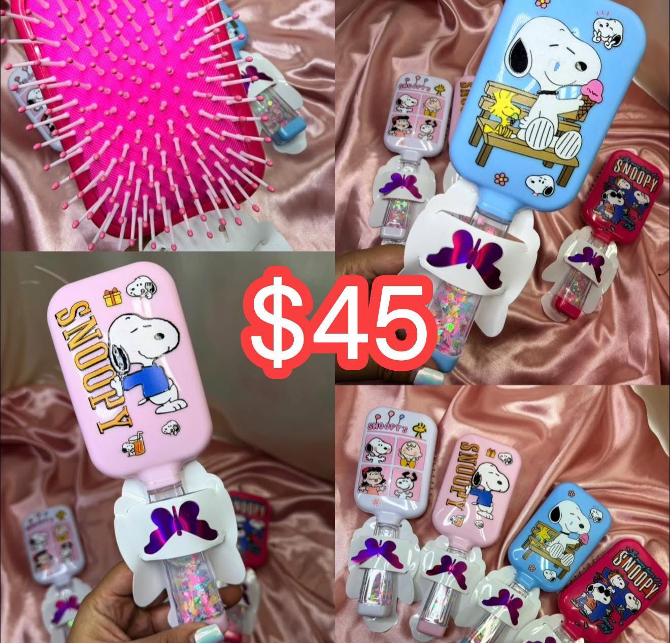 Cepillo snoopy acuarela 