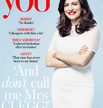 YOU magazine cover with polished editorial makeup and glossy hair