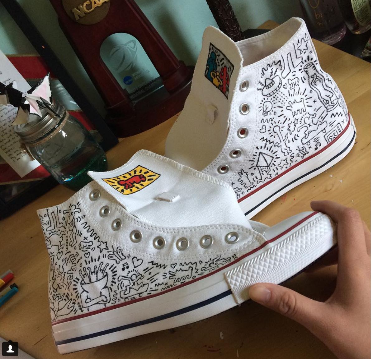cool shoe art