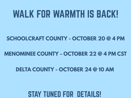 Walk for Warmth is BACK!